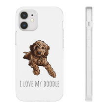 Load image into Gallery viewer, I Love My Goldendoodle Flexi Phone Case