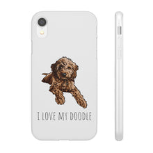 Load image into Gallery viewer, I Love My Goldendoodle Flexi Phone Case