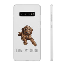 Load image into Gallery viewer, I Love My Goldendoodle Flexi Phone Case