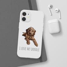 Load image into Gallery viewer, I Love My Goldendoodle Flexi Phone Case
