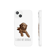 Load image into Gallery viewer, I Love My Goldendoodle Flexi Phone Case