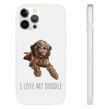 Load image into Gallery viewer, I Love My Goldendoodle Flexi Phone Case