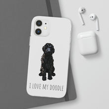 Load image into Gallery viewer, Black Goldendoodle Phone Case