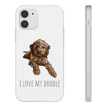 Load image into Gallery viewer, I Love My Goldendoodle Flexi Phone Case
