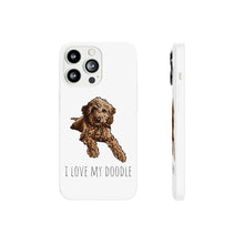 Load image into Gallery viewer, I Love My Goldendoodle Flexi Phone Case