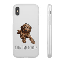 Load image into Gallery viewer, I Love My Goldendoodle Flexi Phone Case
