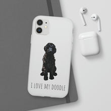 Load image into Gallery viewer, Black Goldendoodle Phone Case