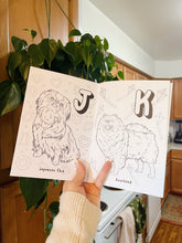 Load image into Gallery viewer, A-Z Dog Breeds Coloring Book