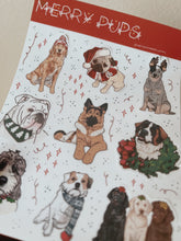 Load image into Gallery viewer, Merry Pups Sticker Pack