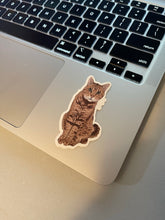 Load image into Gallery viewer, Brown Tabby Cat Sticker