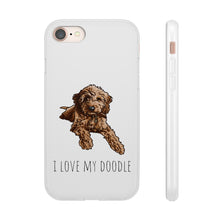 Load image into Gallery viewer, I Love My Goldendoodle Flexi Phone Case