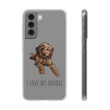 Load image into Gallery viewer, I Love My Goldendoodle Flexi Phone Case