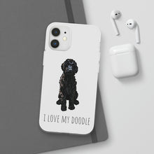 Load image into Gallery viewer, Black Goldendoodle Phone Case
