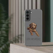 Load image into Gallery viewer, I Love My Goldendoodle Flexi Phone Case