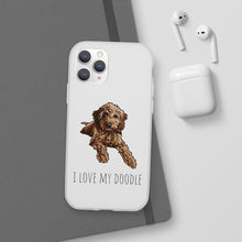 Load image into Gallery viewer, I Love My Goldendoodle Flexi Phone Case