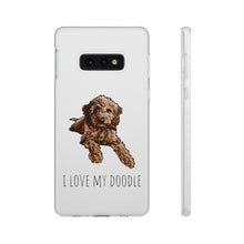 Load image into Gallery viewer, I Love My Goldendoodle Flexi Phone Case