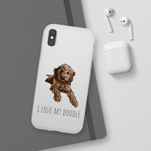 Load image into Gallery viewer, I Love My Goldendoodle Flexi Phone Case