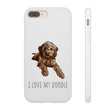 Load image into Gallery viewer, I Love My Goldendoodle Flexi Phone Case
