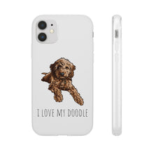 Load image into Gallery viewer, I Love My Goldendoodle Flexi Phone Case