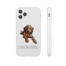 Load image into Gallery viewer, I Love My Goldendoodle Flexi Phone Case