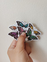 Load image into Gallery viewer, Rainbow Butterfly Stickers