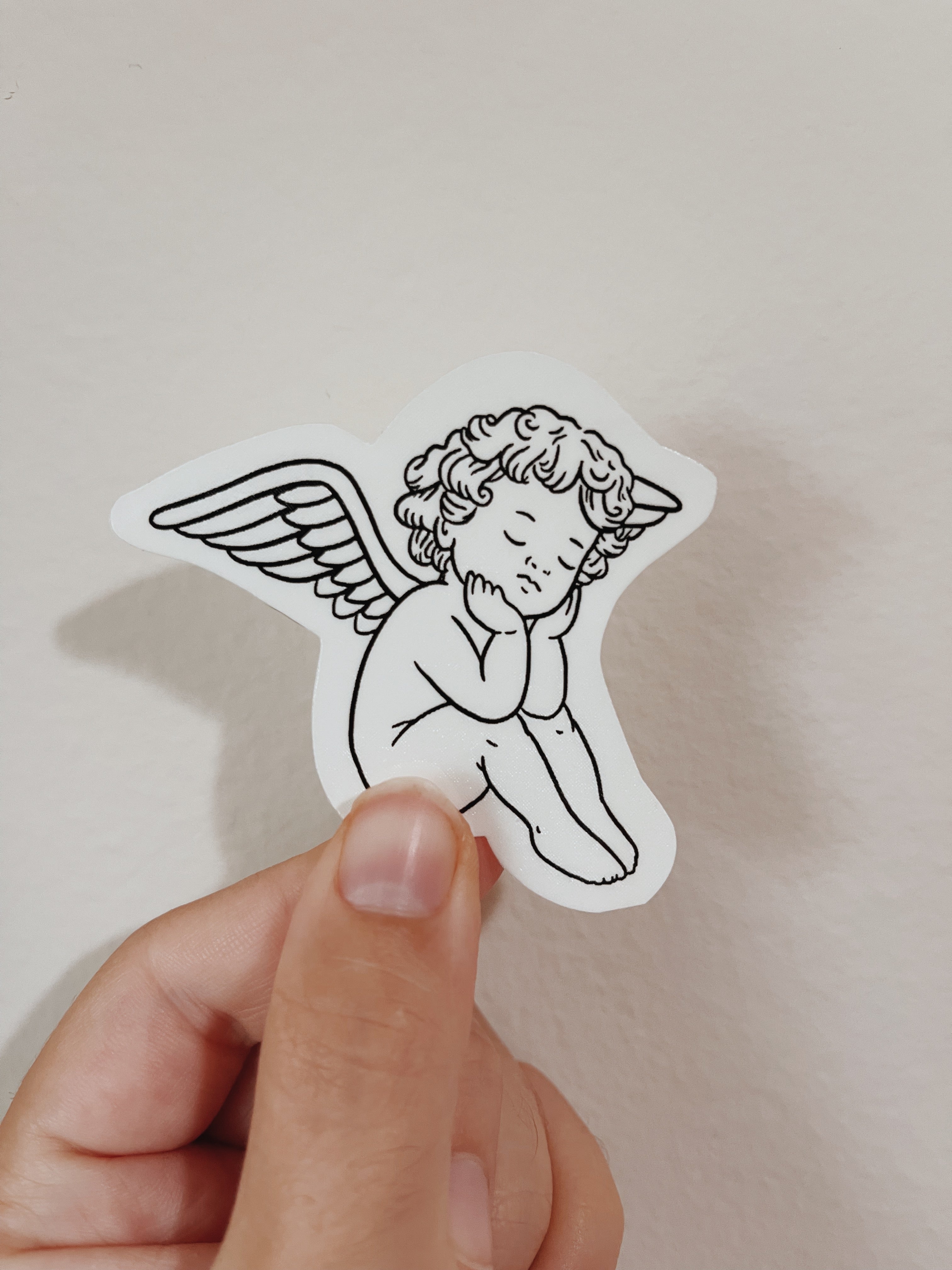 sleeping baby angel tattoo designs