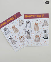 Load image into Gallery viewer, Spooky Kitties Sticker Sheet
