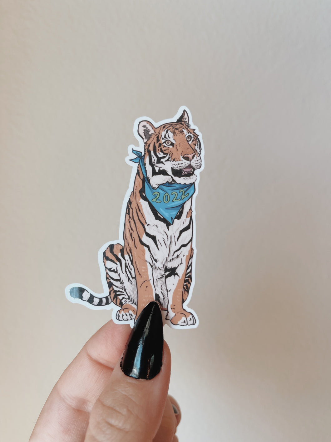 2022 Tiger Sticker