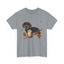 Load image into Gallery viewer, Pumpkin Spice Dachshund T-Shirt
