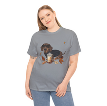 Load image into Gallery viewer, Pumpkin Spice Dachshund T-Shirt
