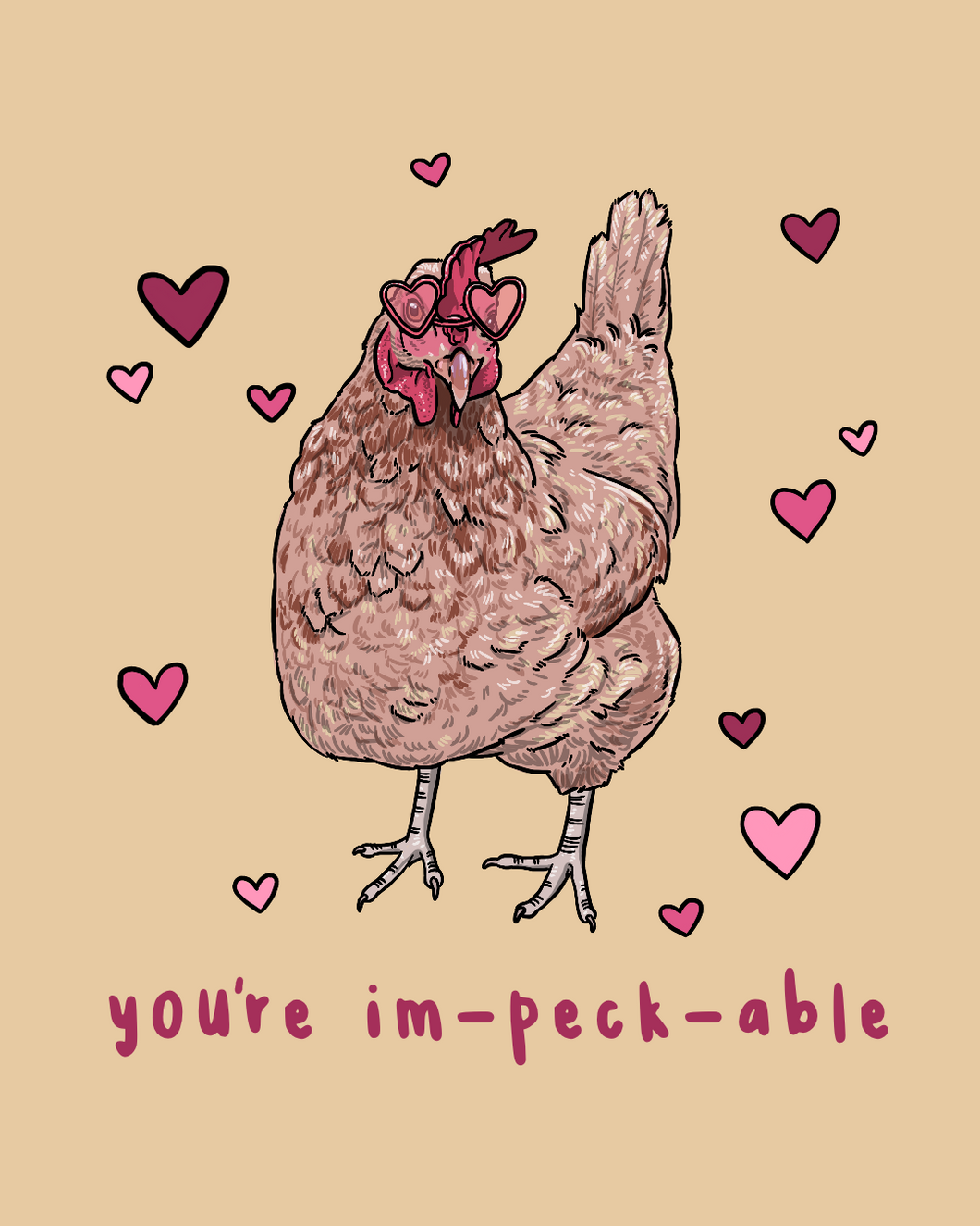 You're Im-peck-able Print