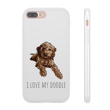 Load image into Gallery viewer, I Love My Goldendoodle Flexi Phone Case
