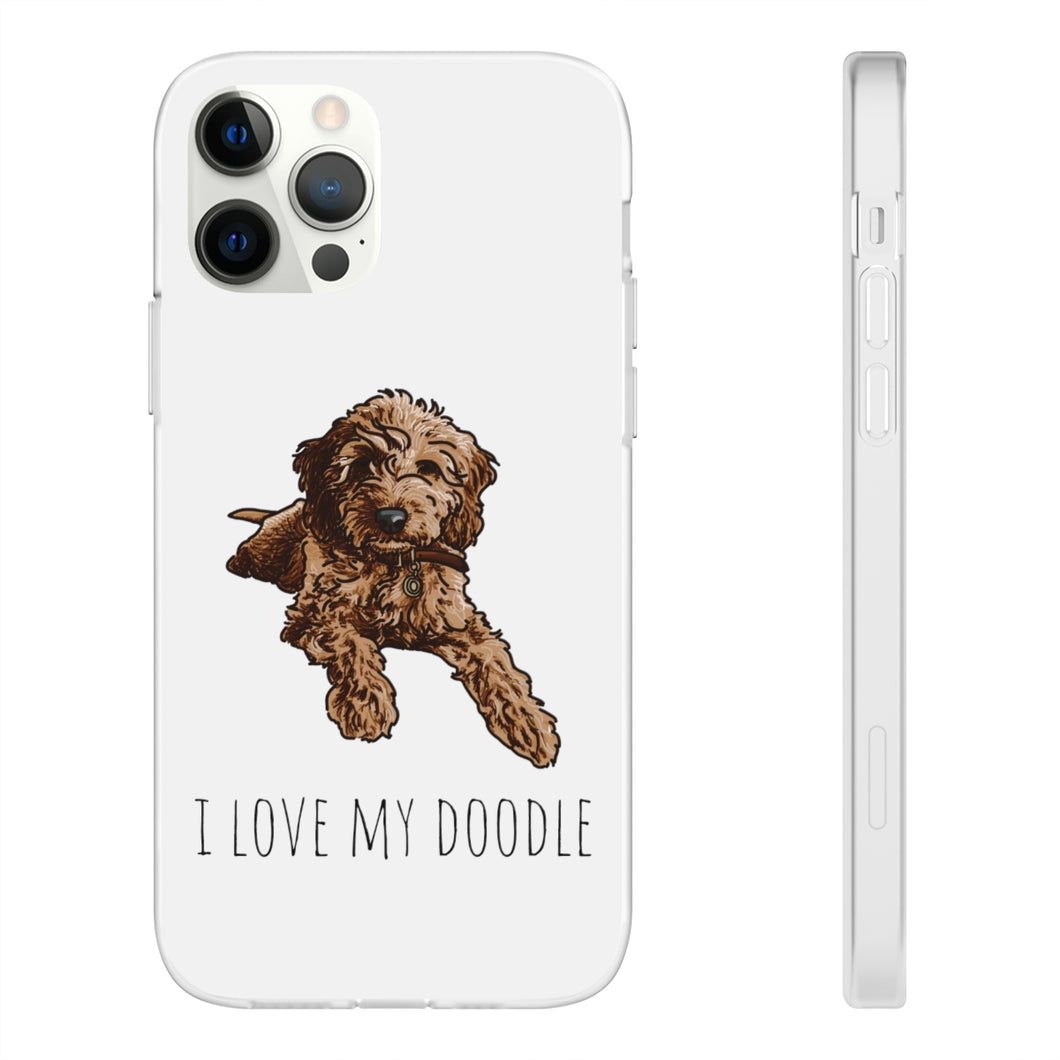 I Love My Goldendoodle Flexi Phone Case