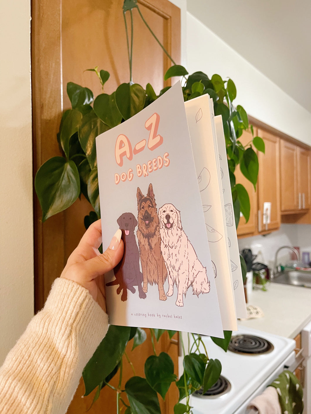 A-Z Dog Breeds Coloring Book
