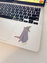 Load image into Gallery viewer, Black Cat Witch Sticker
