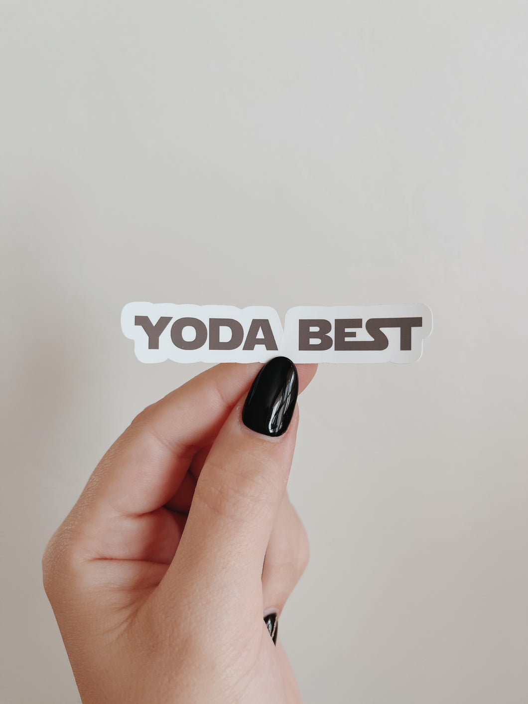 Yoda Best Sticker
