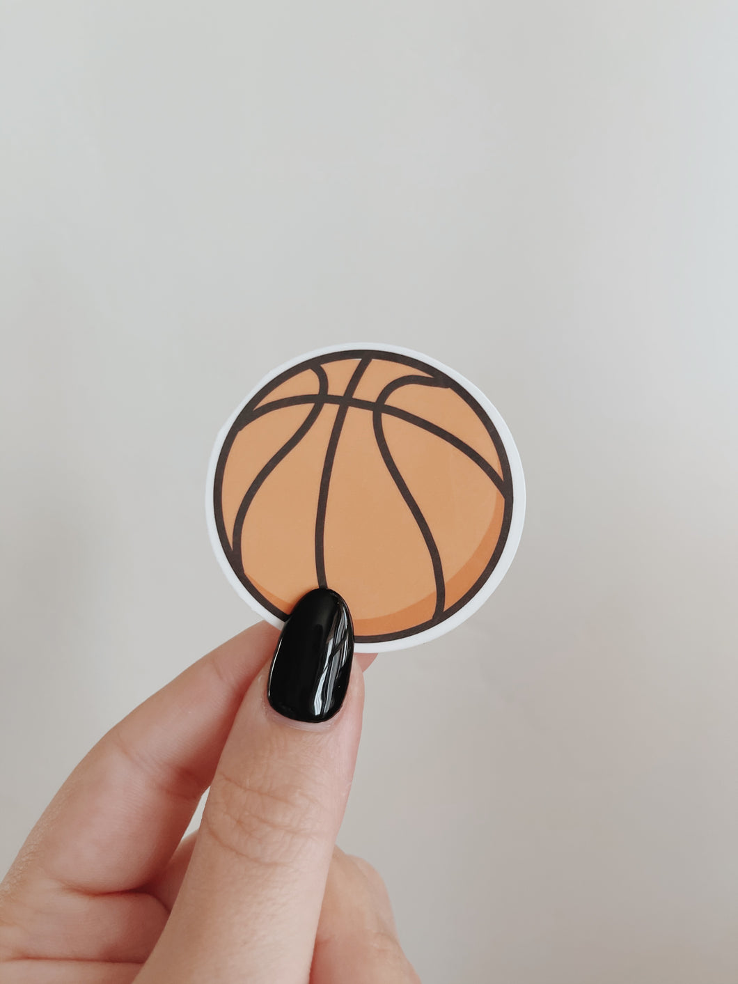 Simple Basketball Sticker