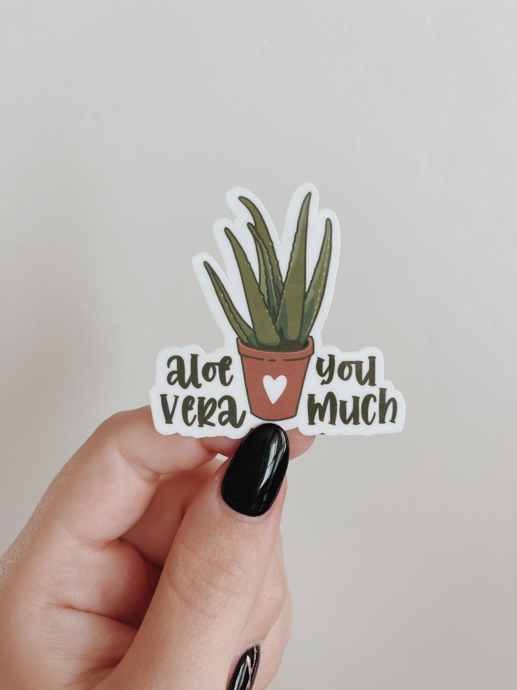 Aloe You Vera Much Sticker