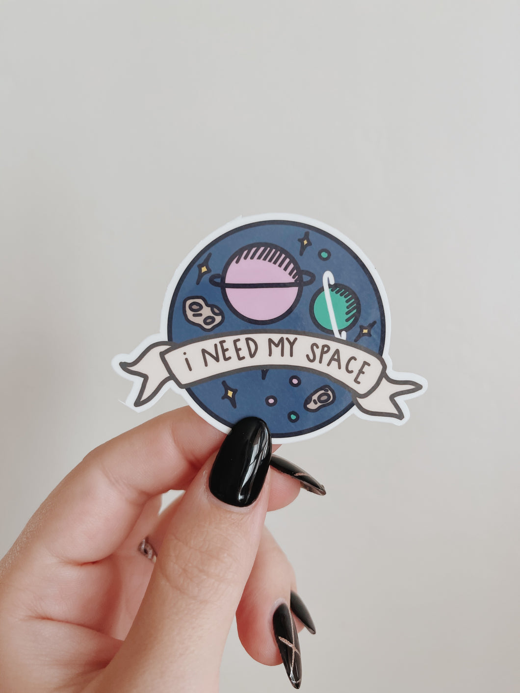 I Need My Space Sticker