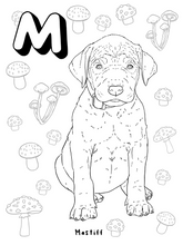Load image into Gallery viewer, A-Z Dog Breeds Coloring E-Book (Digital Download)
