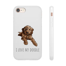 Load image into Gallery viewer, I Love My Goldendoodle Flexi Phone Case
