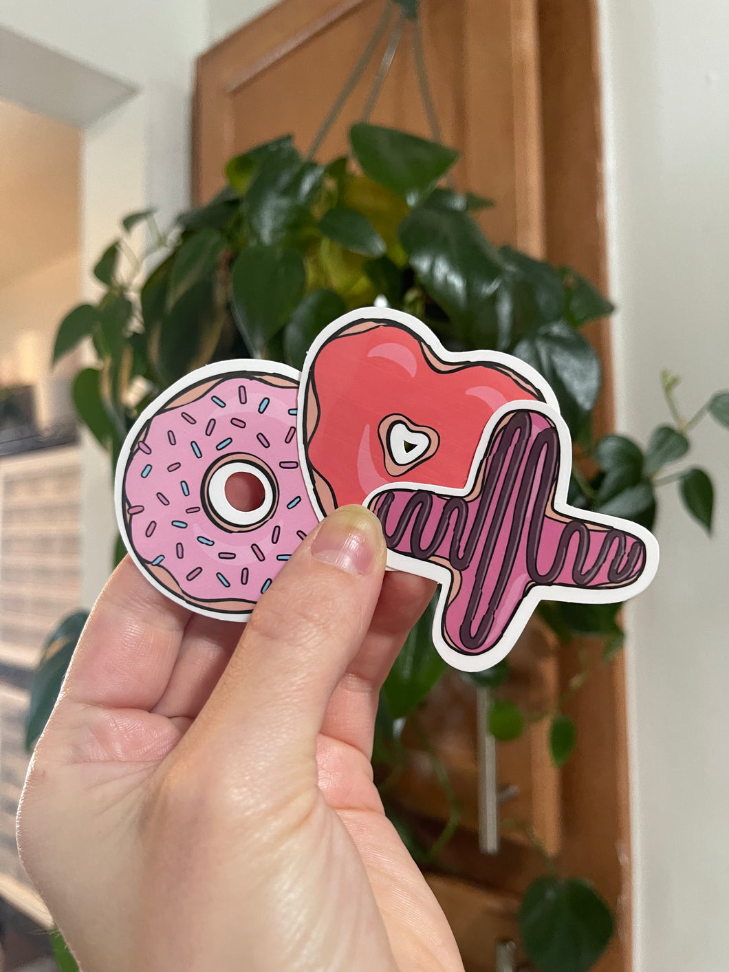 Valentines Donut Sticker Bundle