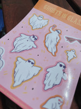 Load image into Gallery viewer, Ghosts in Glasses Sticker Sheet
