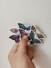 Load image into Gallery viewer, Rainbow Butterfly Stickers
