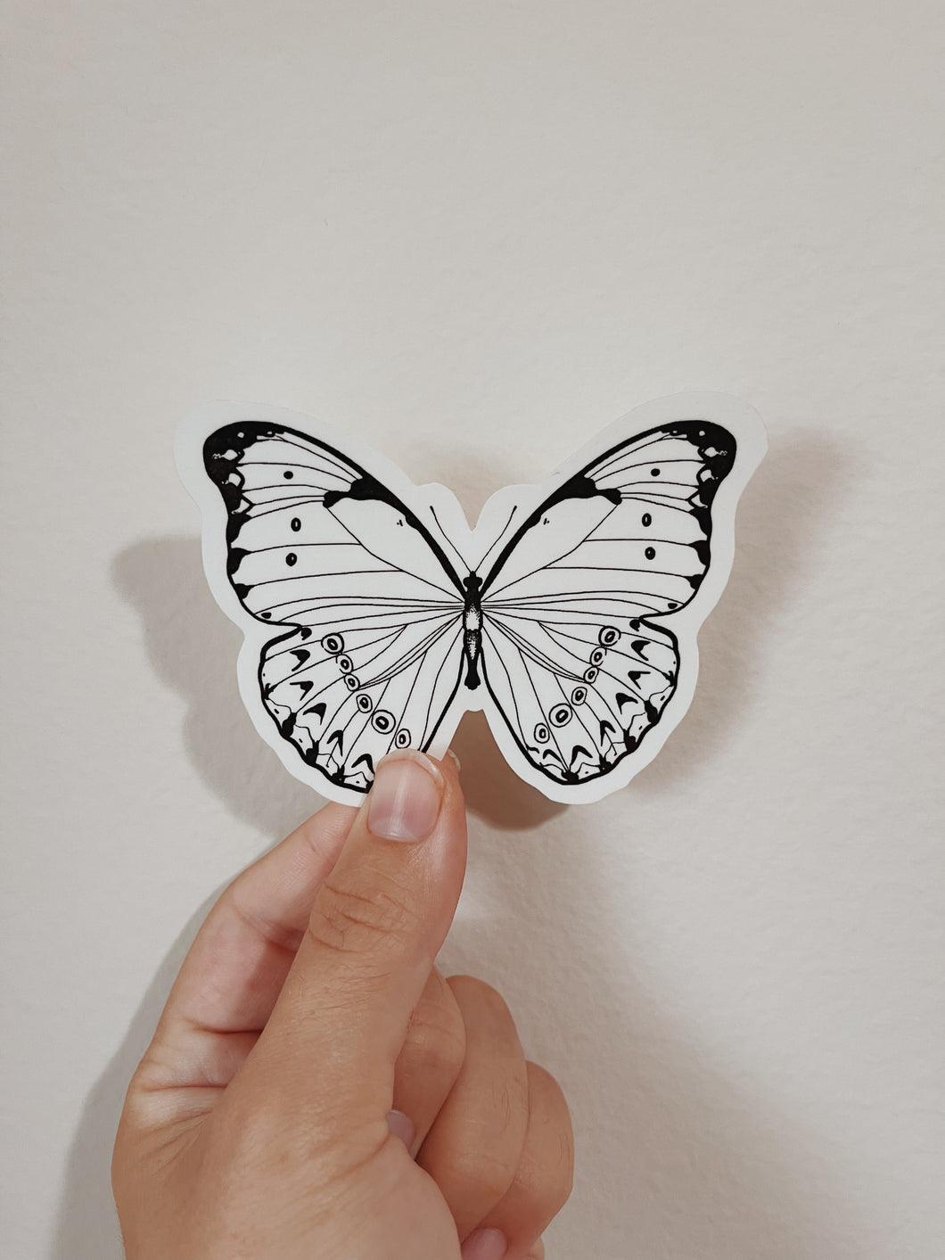 Dotted Butterfly Temporary Tattoo