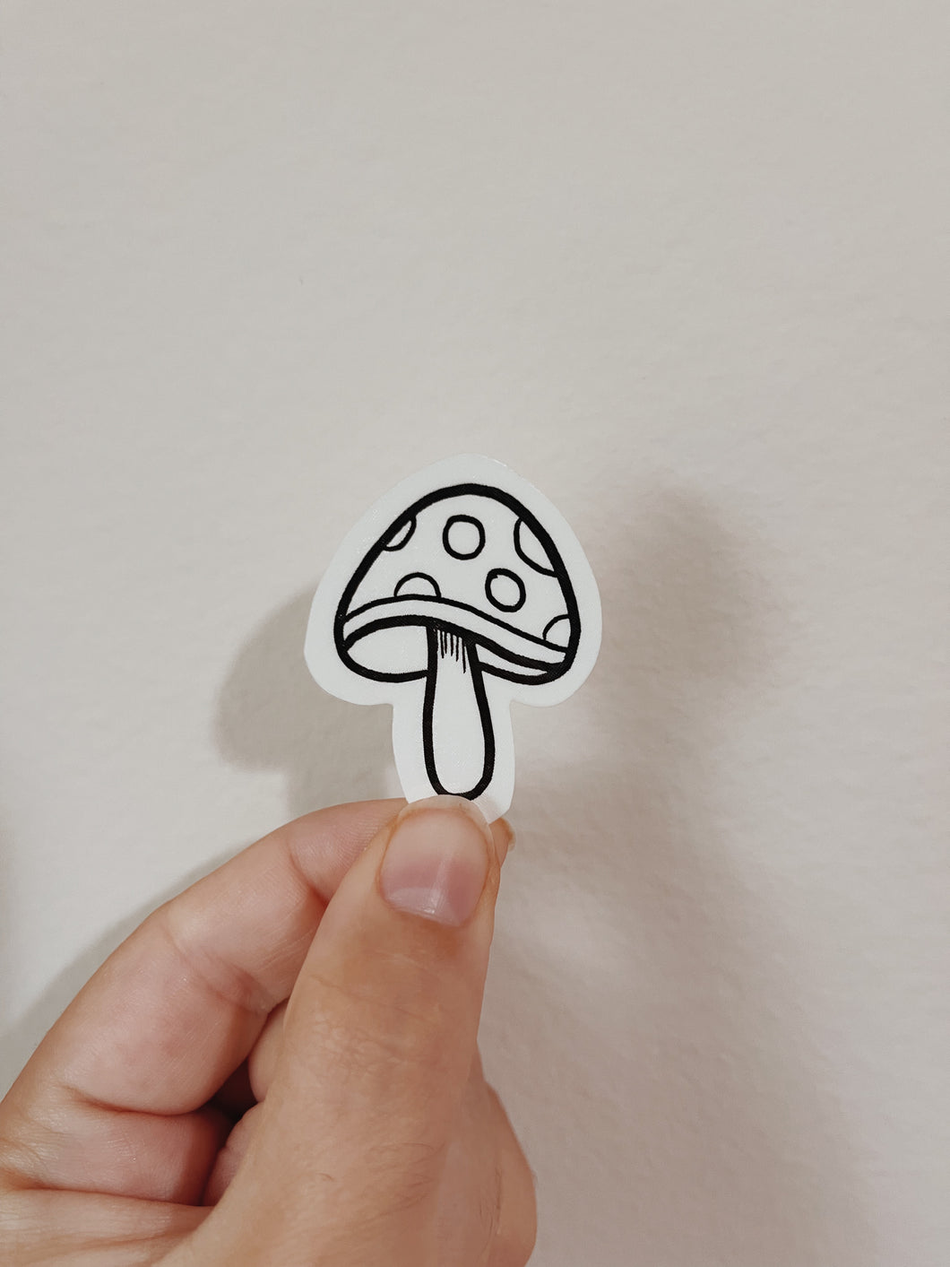 Mini Mushroom Temporary Tattoo