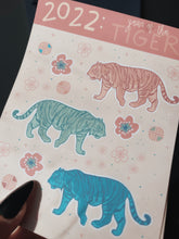 Load image into Gallery viewer, 2022: Year of the Tiger Sticker Sheet
